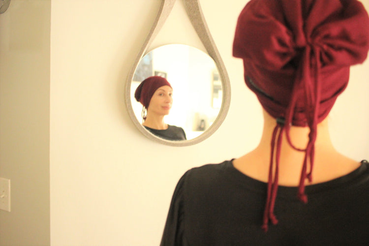 Maroon Deep Conditioning Cap